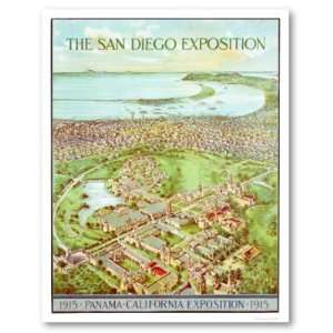 Panama   California Exposition in San Diego 1915 Print  