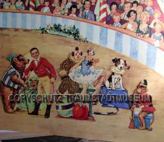 Zirkus Spielbilderbuch mit Spielfiguren 120 cm Reprint  