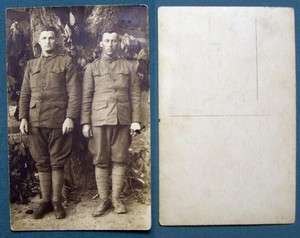 Circa 1916 World War I RPPC   INFANTRY SOLDIERS  