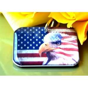  Pet ID Tag American Eagle Flag by ID4Pet