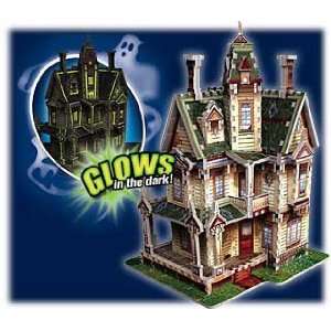  Haunted Victorian House (Glow in the Dark), 399 Piece 3D 