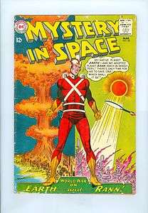 Mystery In Space #82 GDVG Infantino Anderson Adam Strange Super Bright 