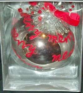 Dept 56 Christmas Jumbo Ball Ornament Sandra Magsamen  