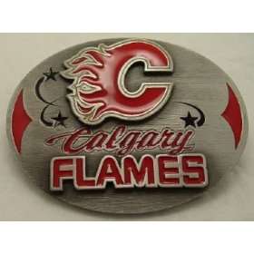  CALGARY FLAMES (LIMITED EDITION) NHL ICE HOCKEY BUCKLE 