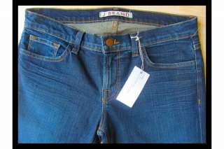 Brand Womens Low Rise Bootleg Dark Vintage Jeans 28  