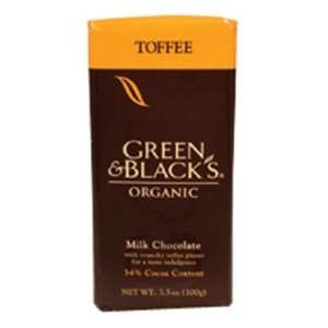  Milk Chocolate Toffee Organic (10 Bars) 3.50 Ounces 