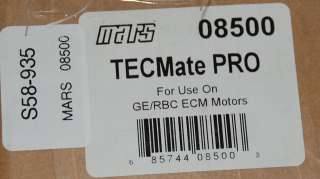 Mars TECMate Pro 08500 for GE/RBC ECM Motors NEW  