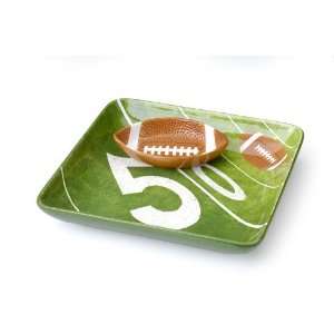  Clay Art Fifty Yard Line Chip and Dip