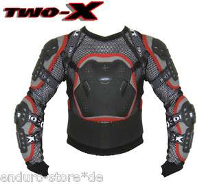 TWO X Protektorenhemd  EVO  red Gr. XL Enduro Motocross  