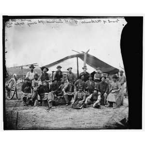 Petersburg,Virginia. Group of mechanics of 1st Division,9th Army Corps 