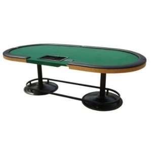  Dealer Cut Out Pedestal Poker Table FELT COLOR Dealer Cut Out 