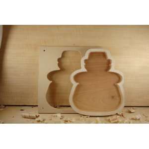  Bowl and Tray Template Christmas Snowman Design
