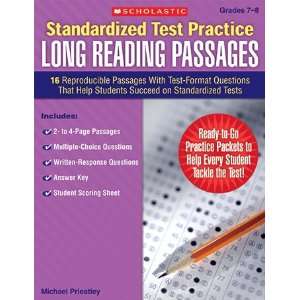  Valuable Standardized Test Practice Long By Scholastic 