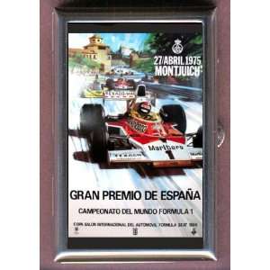  SPAIN RACING GRAND PRIX 1975 Coin, Mint or Pill Box Made 