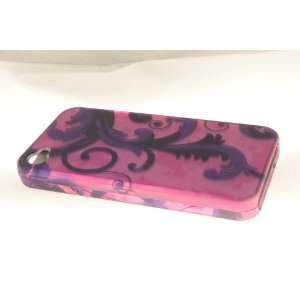  Apple iPhone 4 Hard Case Cover for Purple Vines 