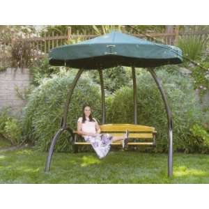  Pendulum Swing with Green Round Top Patio, Lawn & Garden