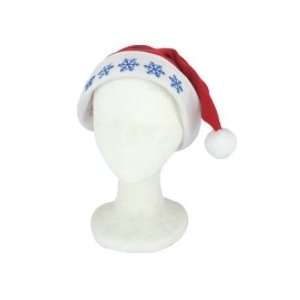  Santa Claus Hat with Flashing Blue Snowflakes Toys 