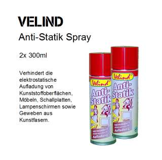 Antistatikspray Antistatik Spray 2x 300ml/100ml1,50 €  