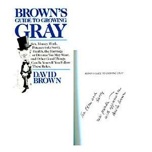  David Brown Autographed / Signed Browns Guide to Growing 