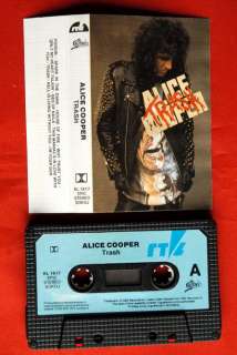 ALICE COOPER TRASH 1989 UNIQUE EXYU CASSETTE TAPE  