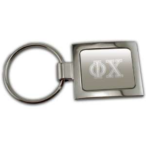  Phi Chi Square Etched Key Ring