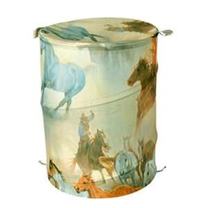  Horses Round Up Collapsible Hamper Baby