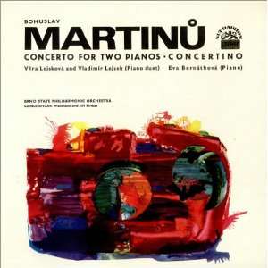   For Two Pianos & Concertino For Piano And Orchestra Martinu Music