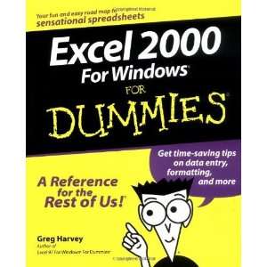  Excel 2000 For Windows For Dummies [Paperback] Greg 