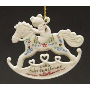  Lenox China Babys First Christmas with Box, Collectible 