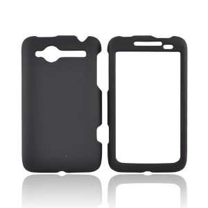  BLACK For HTC Bee Wildfire Rubberized Hard Case Cover 