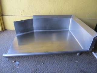 42 STAINLESS STEEL DISH TABLE  