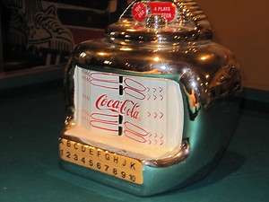 Coca Cola Coke Juke Box Wall Box Cookie Jar  