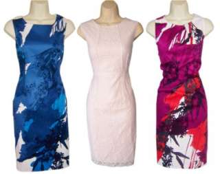 TAHARI Cotton Summer Sleeves Lined Versitile Cocktail Dress 2 4 6 8 10 