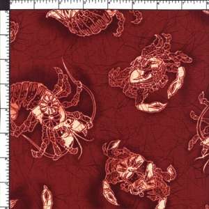 Lobster & Crab Delight Seafood Cotton Fabric  1yard  