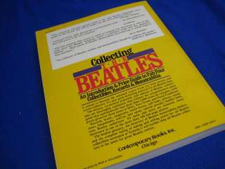 COLLECTING THE BEATLES COLLECTIBLES, RECORDS, MEMORABILIA & PRICE 
