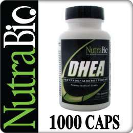NutraBio DHEA 25mg (Dehydroepiandrosterone) 1000 Caps   HPLC Tested 