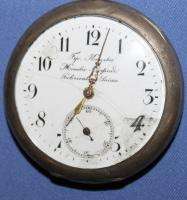 Antique Ancre Ligne Droite silver 0.800 pocket watch  