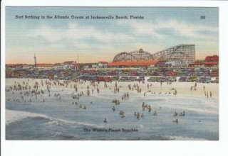 sams genealogy postcards and photos jacksonville beach roller coaster 