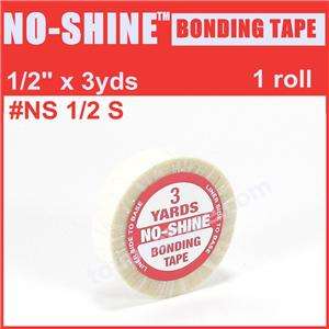 NO SHINE Bonding Tape 1/2 x 3yds 1 roll #NS1/2S lace extension wig 