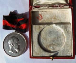   big silver Medal for Zeal Alexander III.Original ribbon,box&CDV  