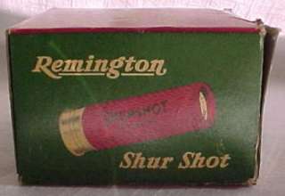 REMINGTON Shur Shot 16 ga. Shotgun Shells Empty AMMO BOX Kleanbore 