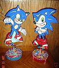 Sonic the Hedgehog Mario Brothers party supplies decor