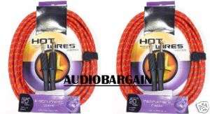 20 Braided Pro Instrument/Guitar Cable Cords 1/4  