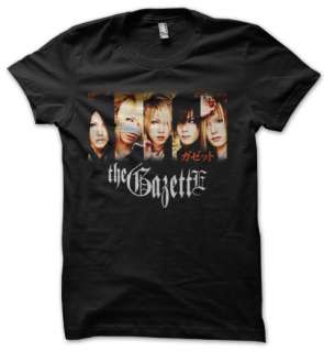 THE GAZETTE Japanese Hard Rock Band T Shirt Black S, M, L, XL, 2XL 