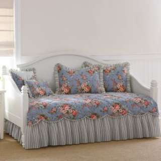   Smoke Blue Floral Daybed Cover & Accessories customer 