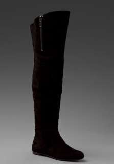   James Over The Knee Boot in Black 