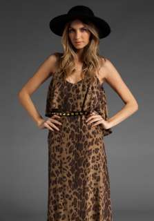 BLU MOON Summer Lovin Maxi Dress in Sand Wash Leopard Silk at Revolve 