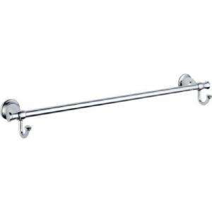   24 In. Towel Bar With Hooks in Chrome 79026 