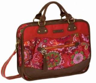 Oilily Laptop Bag Tasche Notebooktasche Graphic Flower Rot Red  