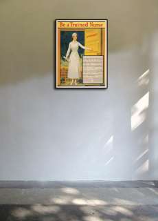 1917 Be A Trained Nurse Nursing Health Poster 24x32  